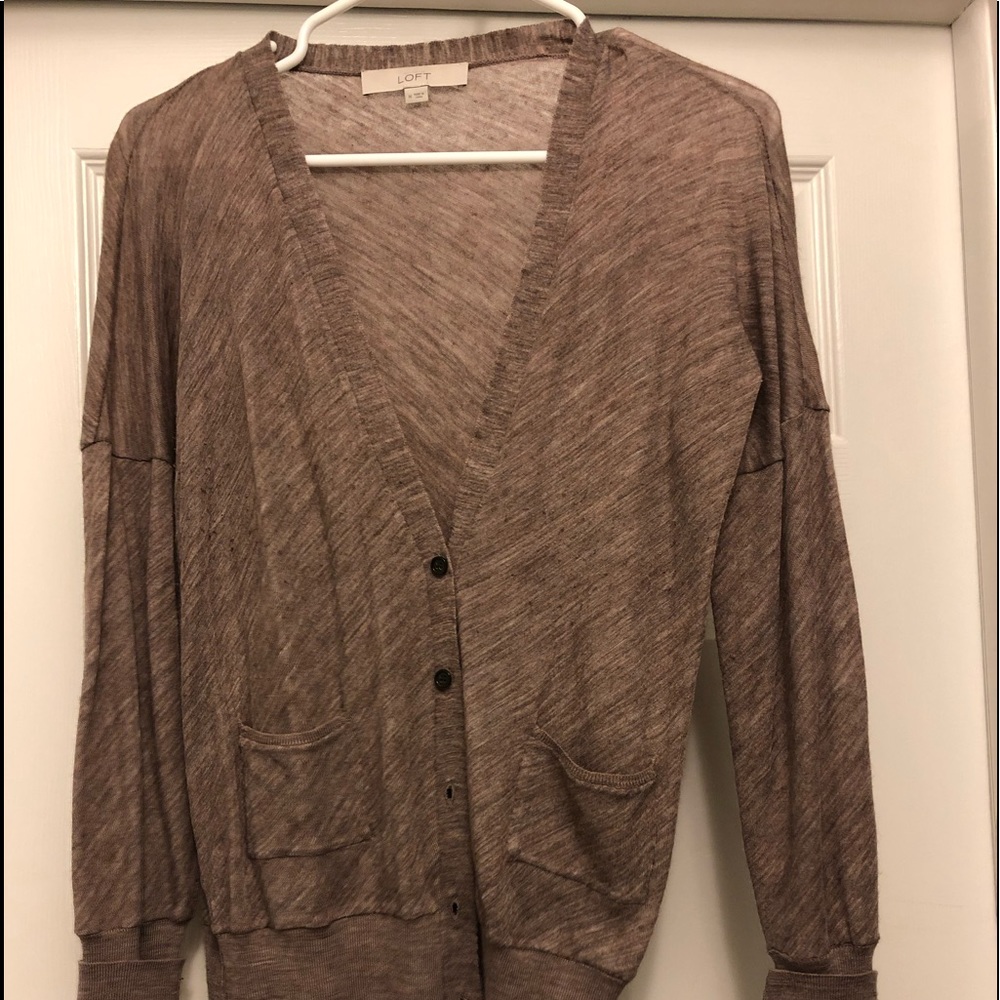 Grandfather brown cardigan